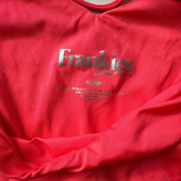 Frankies Bikini Hot Pink One Piece - Picture 3 of 3